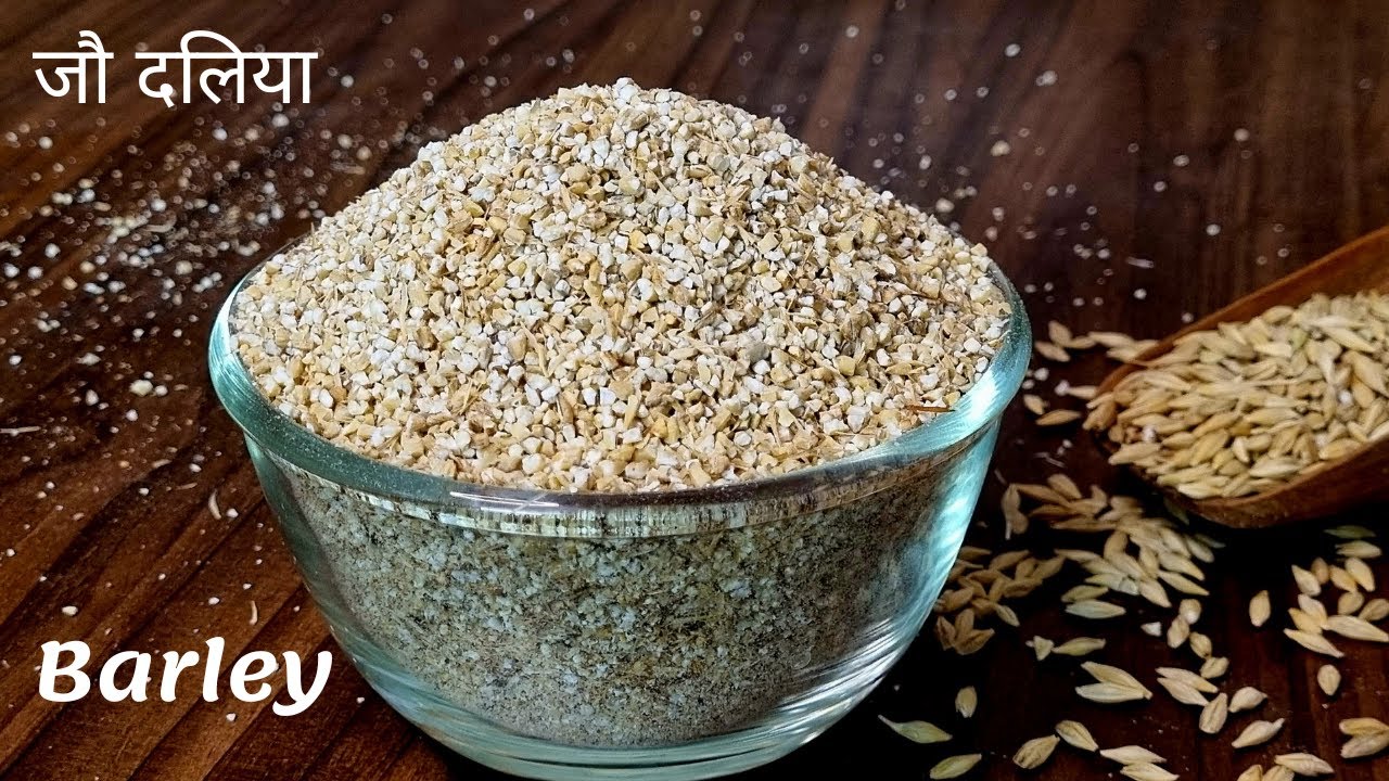 Homemade Jau Daliya Making Process | how to make Broken Barley जौ दलिया घर पर बनाने का तरीका Barley