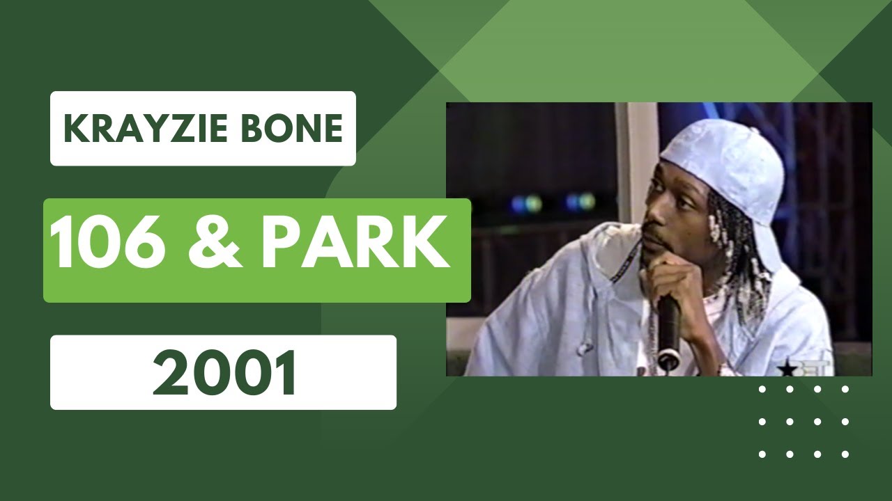 Krayzie Bone дебютирует с Hard Time Hustlin' On 106 & Park 2001 #ThugOnDaLine