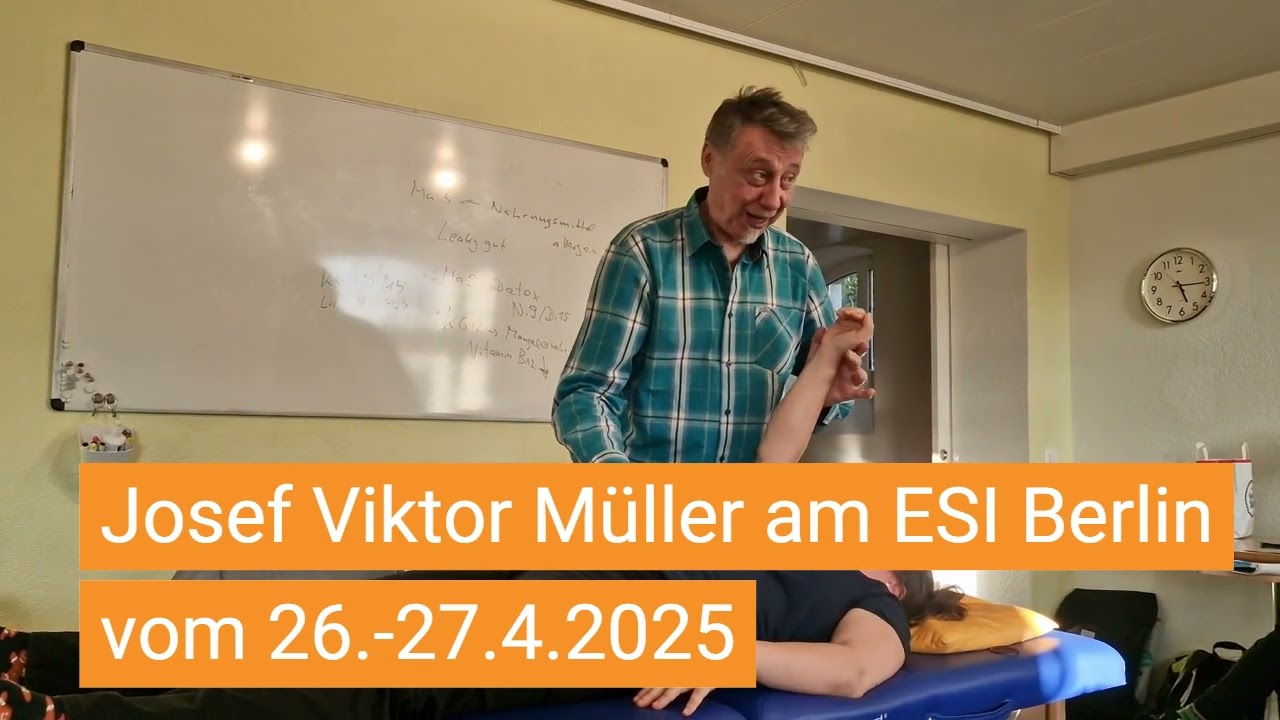 Josef Viktor M&uuml;ller im April in Berlin