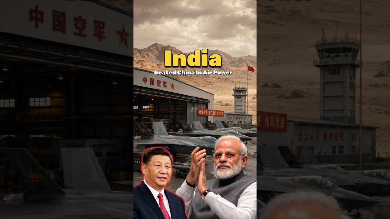 India Beated China in air power