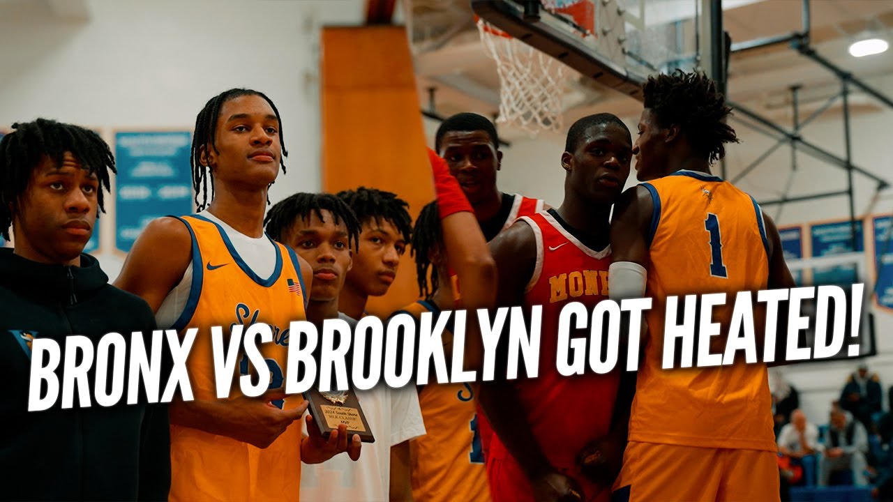 Brooklyn vs Bronx HS Matchup was LIT 🔥🔥 James Monroe 20 Point Comeback 👀