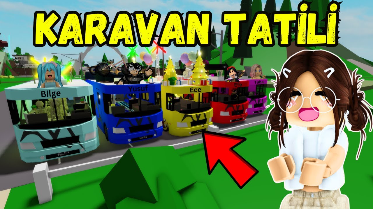 KARAVAN TATİLİNE ÇIKIYORUZ😊AYŞEM ECE ARI💥ARIGİLLER🐝ROBLOX BROOKHAVEN🏡RP