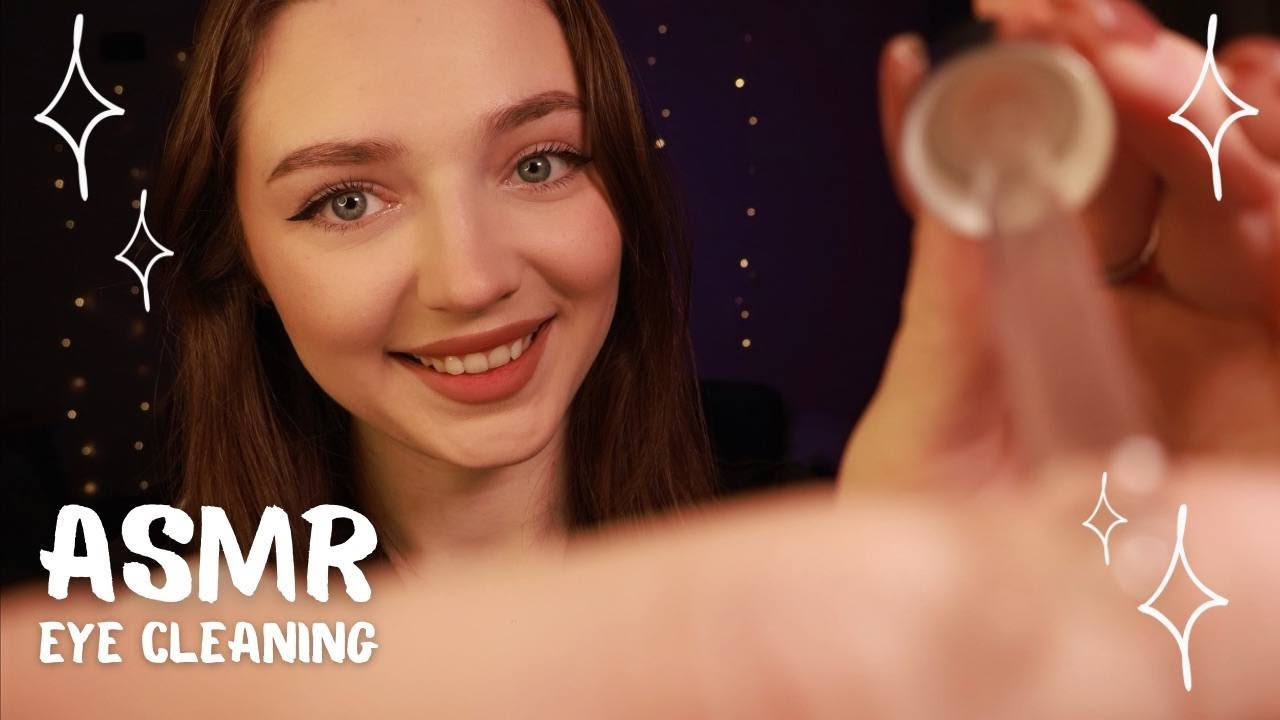 ASMR Eye Cleaning 👁️ The Best Visual Trigger 😍