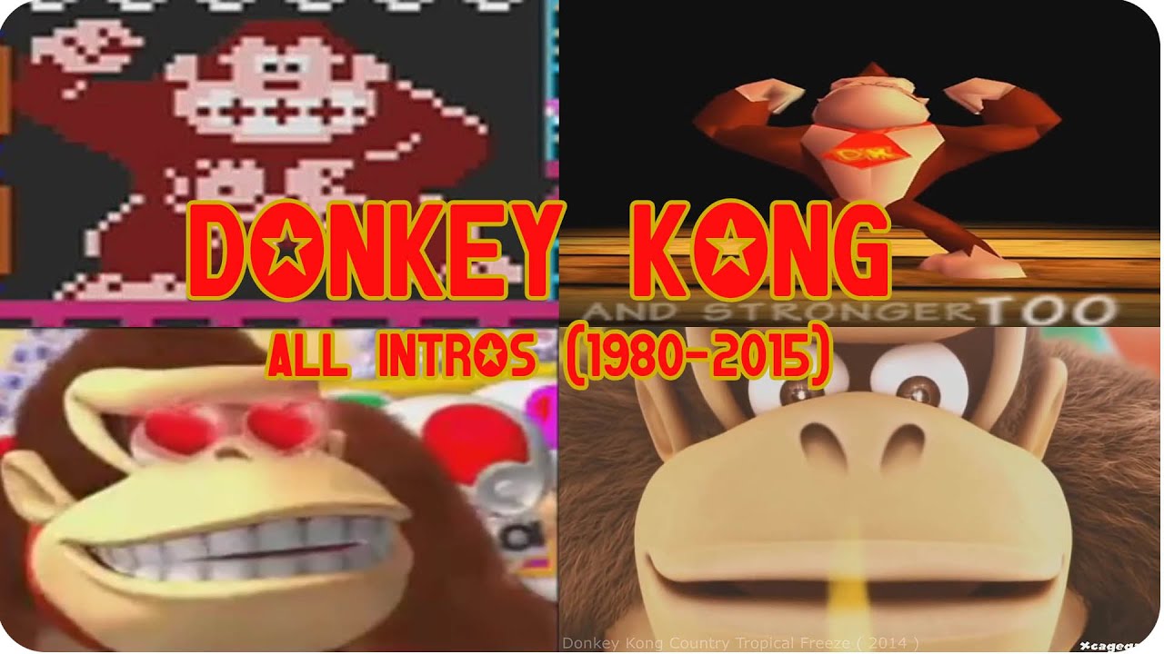 Evolution of Donkey Kong Intros ( 1980 - 2015 )