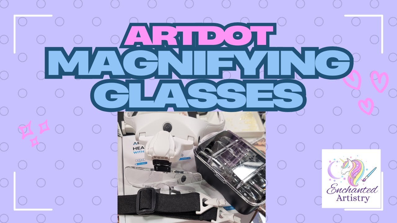 ArtDot Magnifying Glasses for Diamond Painting & other crafts or even readying