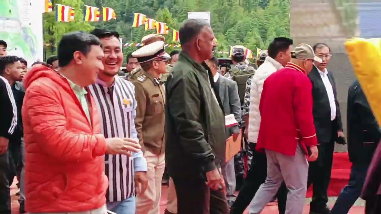 CM Pema Khandu ji visited hamro singchung circle ma for opening ceremony 😍🤗🙏...
