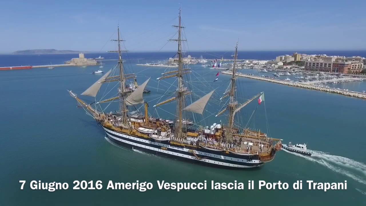 Amerigo Vespucci trapani 5/7 giugno 2016 life Drone Mariomix