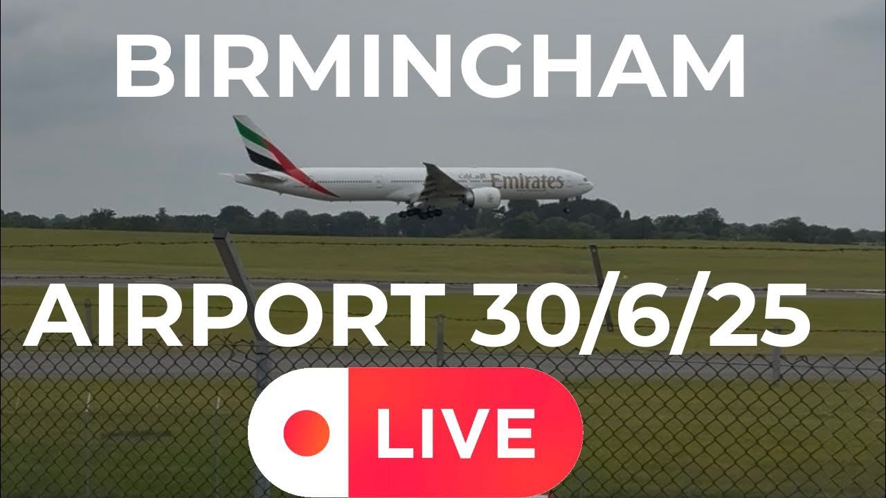 RLAVIATION is live at Birmingham airport BHX