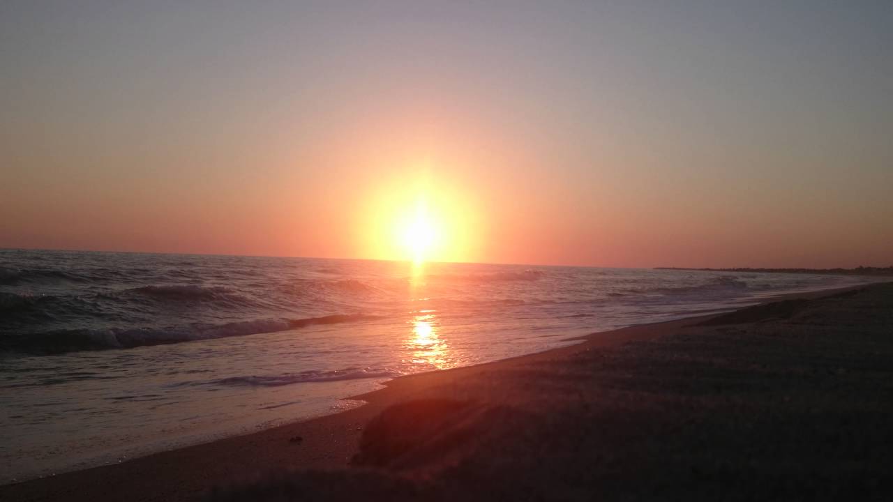 Atardecer en el mar Relajación en 4K