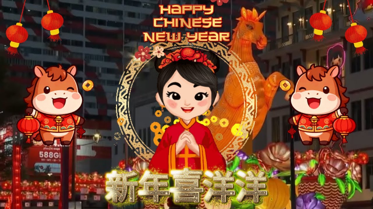 新年喜洋洋 Happy Chinese New Year 2026 #cny #cny2026 #chinatown #singapore #chinatownsingapore #cnysong