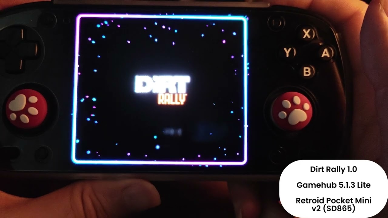 Retroid Pocket Mini v2 - Gamehub 5.1.3 Lite - Test Drive Unlimited 2 , Dirt Rally 1.0