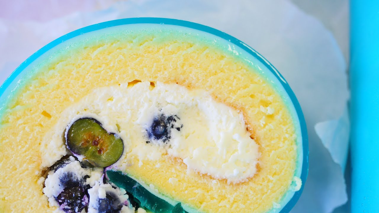 JELL-O Cake Roll くるくるジェロールケーキ