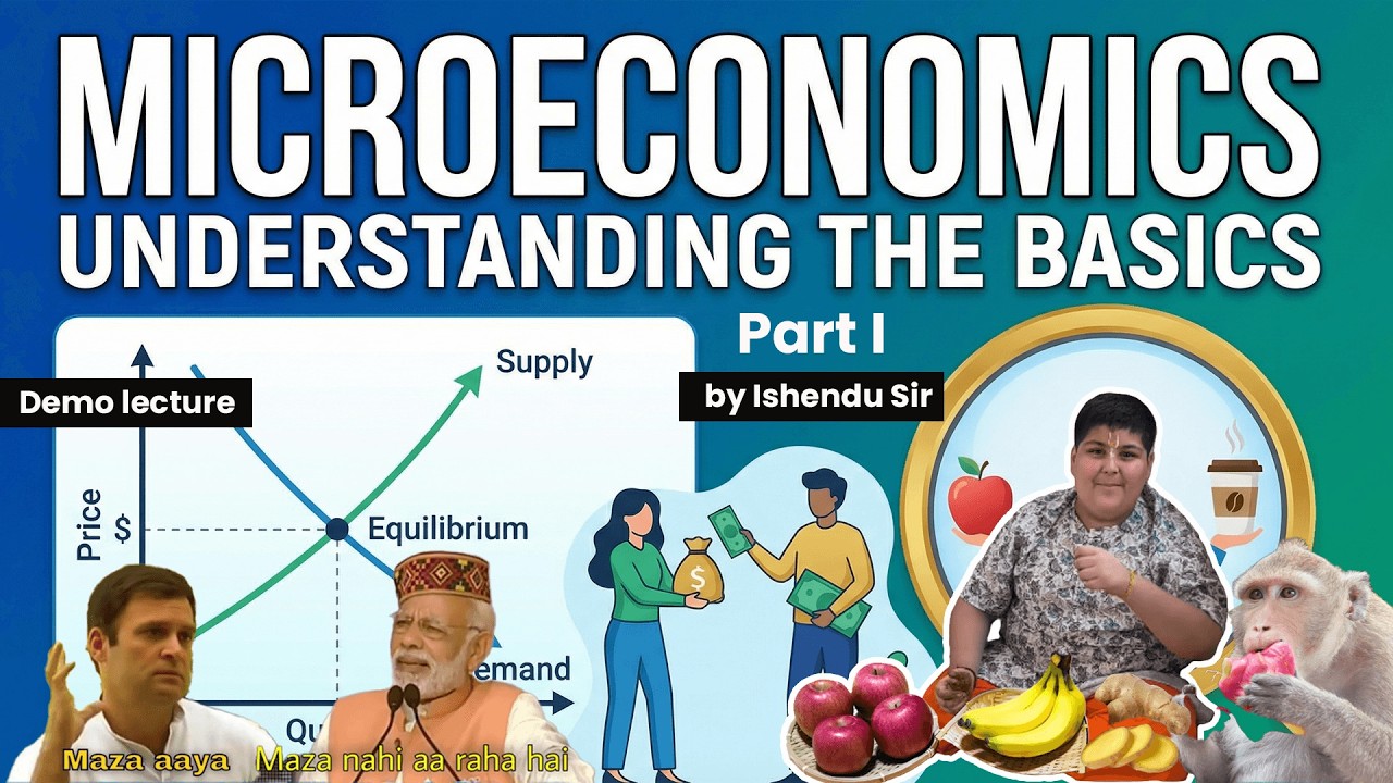 Economics| Microeconomics | SSC CGL & RRB NTPC |Ishendu sir|