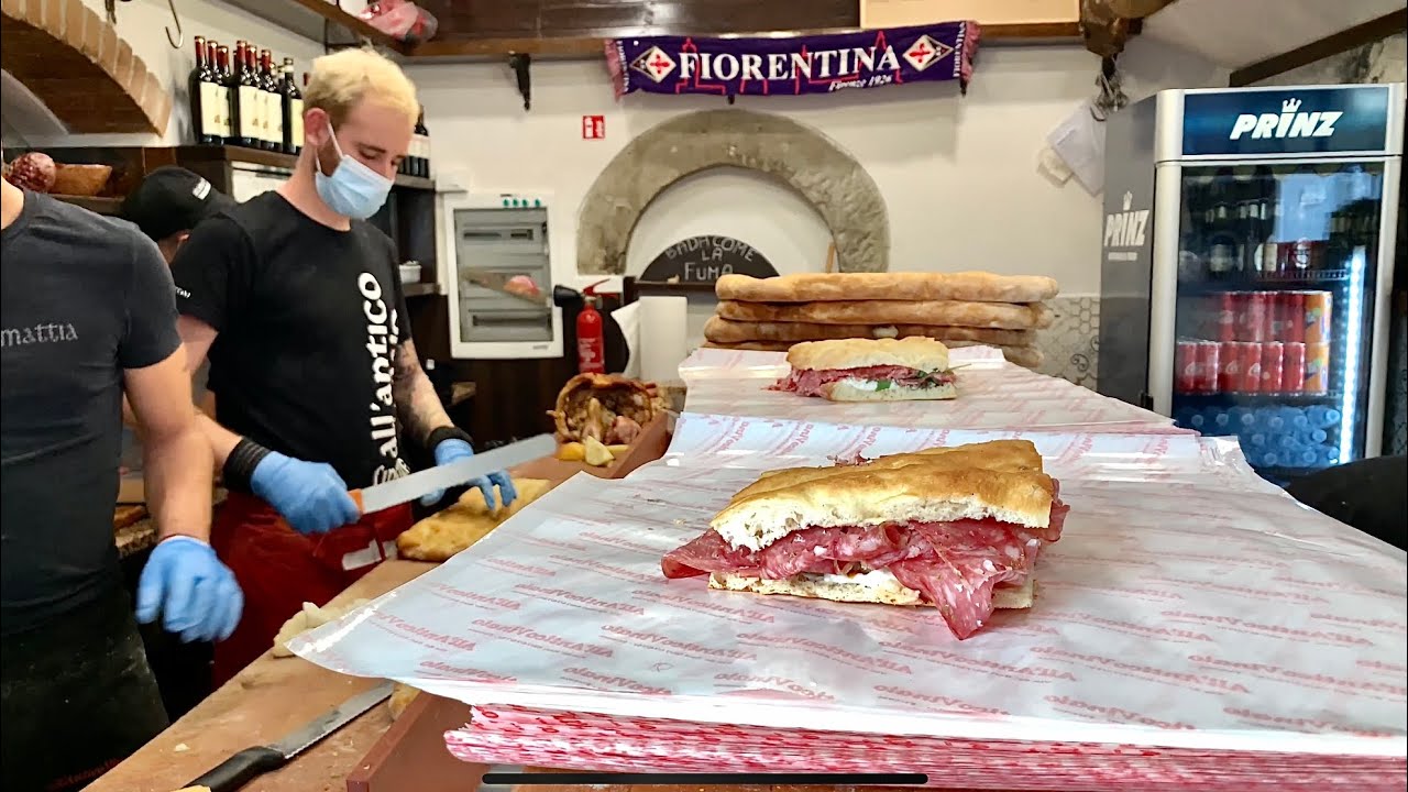 ALL’ANTICO VINAIO FIRENZE 🇮🇹 street food Italia