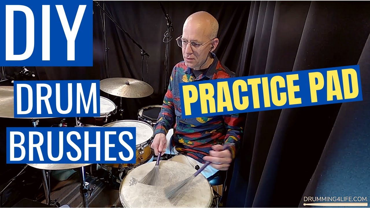 DIY Drum Brushes Practice Pad Any Drummer Can Make