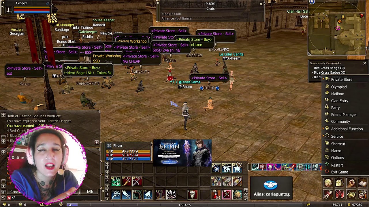 LINEAGE 2 - L2 EIRIN X1 - LEVEANDO - DÍA #15