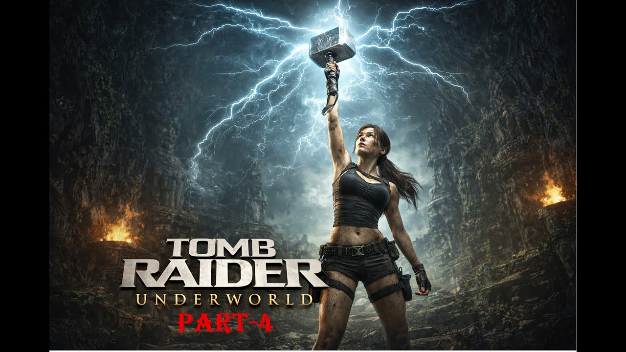 Tomb Raider Underworld Final Gameplay SHOCKER Lara Croft POWER UP as Thor