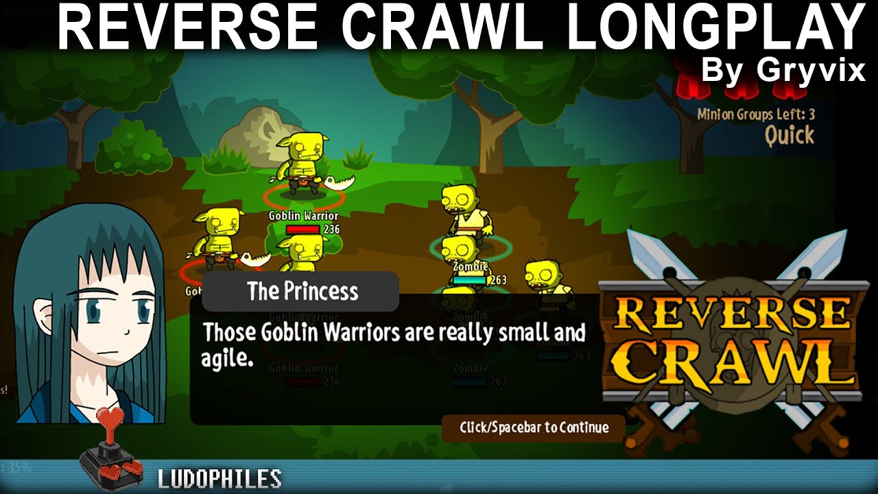 Reverse Crawl Full Playthrough  / Longplay / Walkthrough (no commentary)