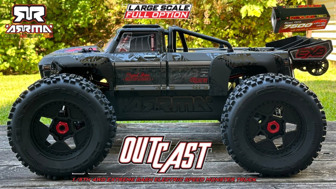 Распаковка Arrma Outcast 8s EXB RTR (New V2)