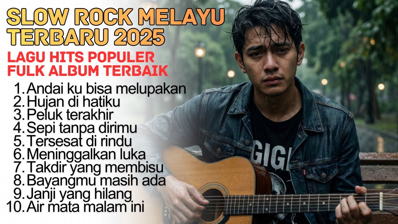 SLOW ROCK MELAYU TERBARU 2025 / Paling Sedih Menyayat Hati / Lagu Pop Minang / Slow Melayu🎶