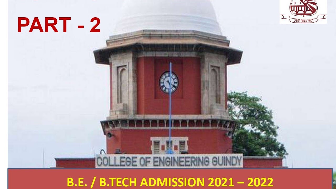 Anna University,CEG,AU - Admission procedure & How to pay fees