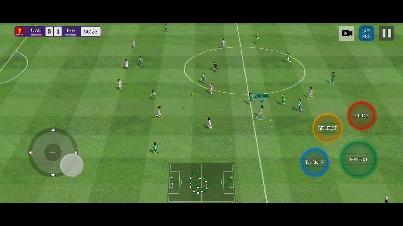 United Arab Emirates 🇦🇪 vs Iraq 🇮🇶 🎮 Game: Pro League Soccer (Mobile) #proleaguesoccer #worldcup 