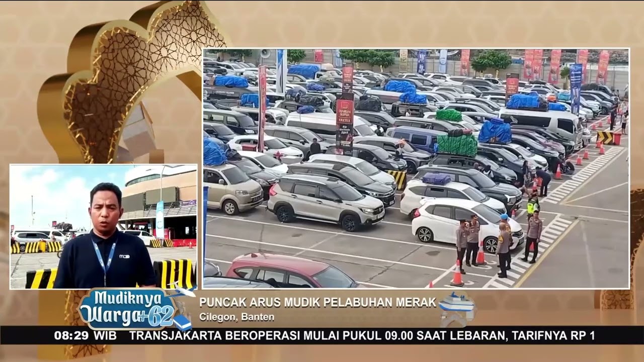 Arus Mudik ke Pelabuhan Merak Banten Terpantau Ramai