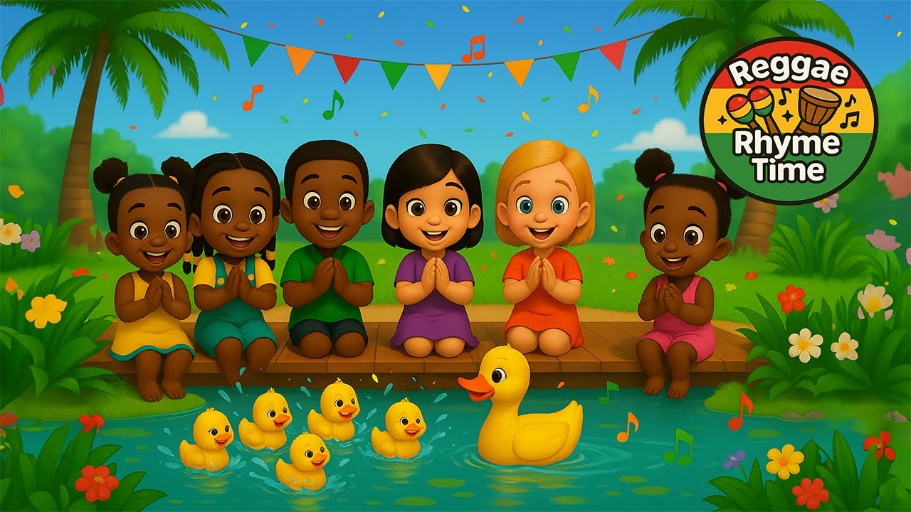 Five Little Ducks 🦆 Reggae Version | Nursery Rhymes | Counting Songs