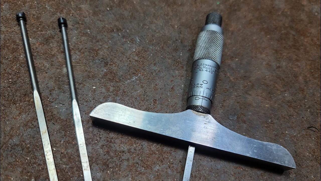 Обзор микрометра-глубиномера Starrett 449 Blade Type Narrow Goove
