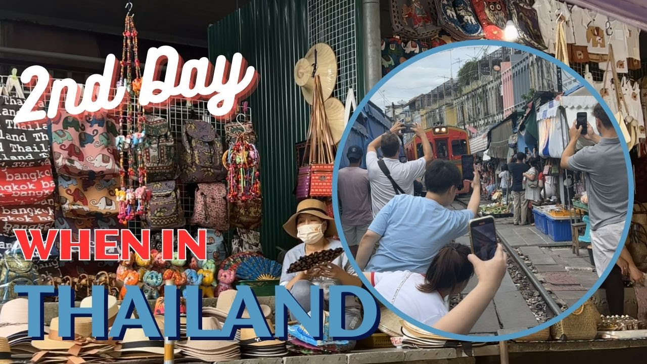 When in Thailand | 2nd Day Tour @ Saduak Floating Market and Maeklong Train Market #travel #bangkok