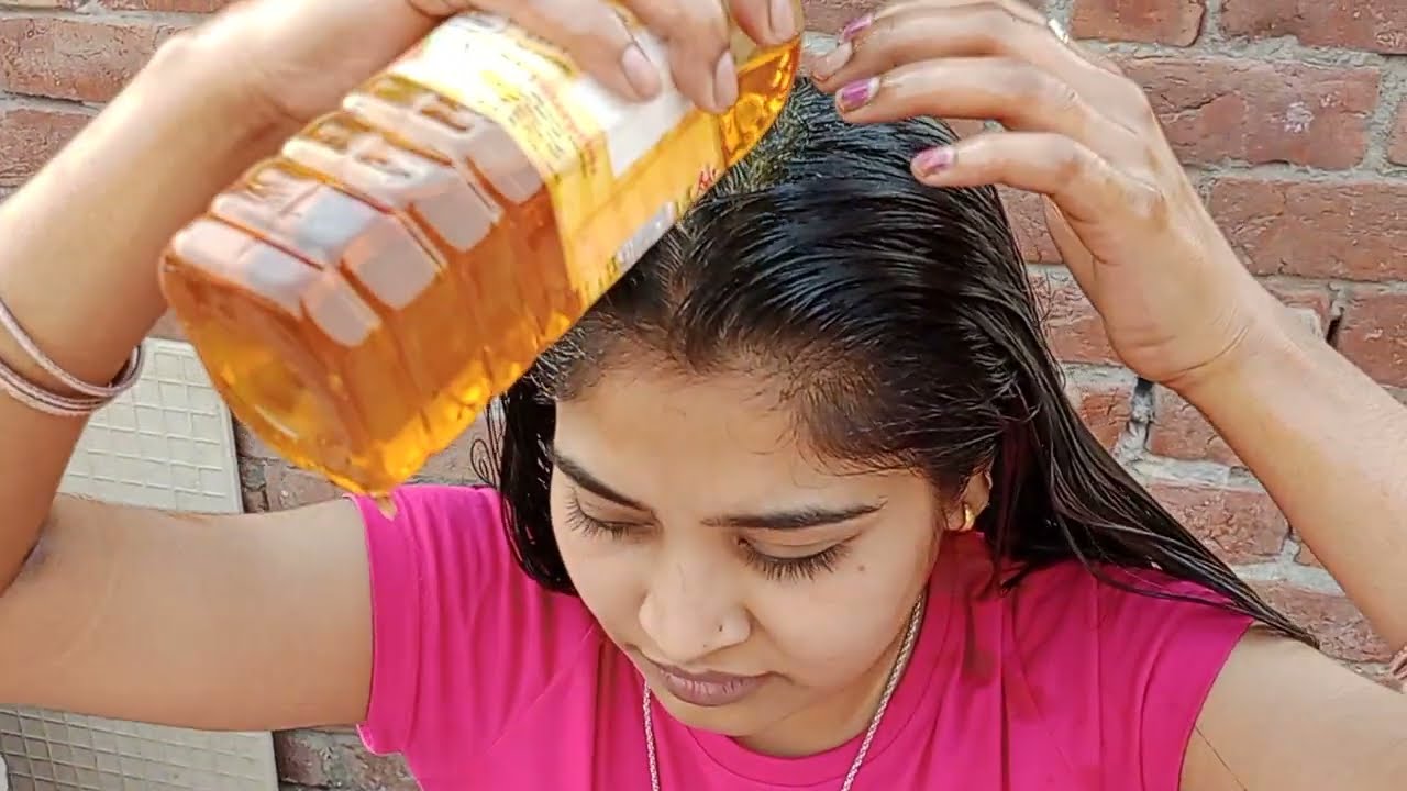 Mannu,Heavy Oil Apply Long Hair