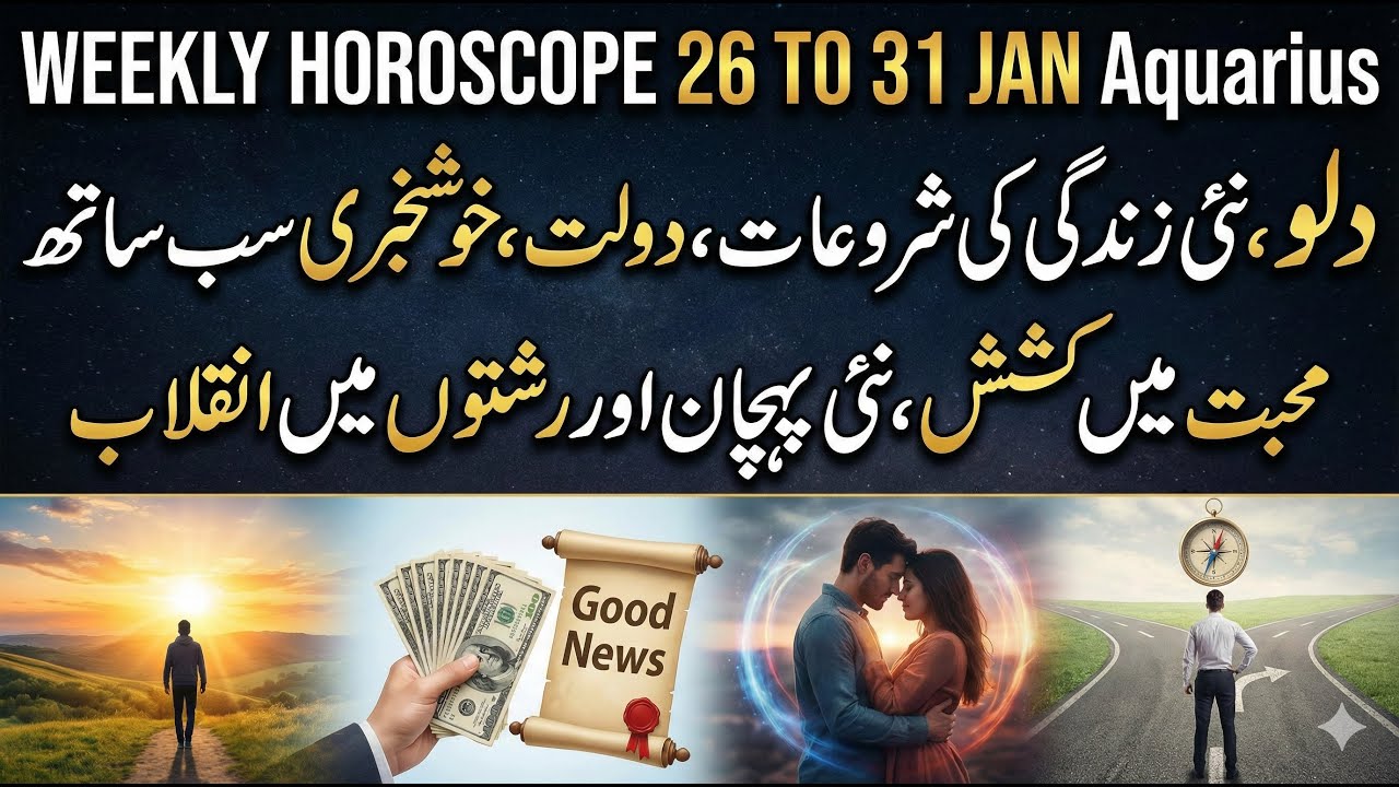 Aquarius Weekly Horscope 26 To 31 January 2026 Big Changes, Big Chance