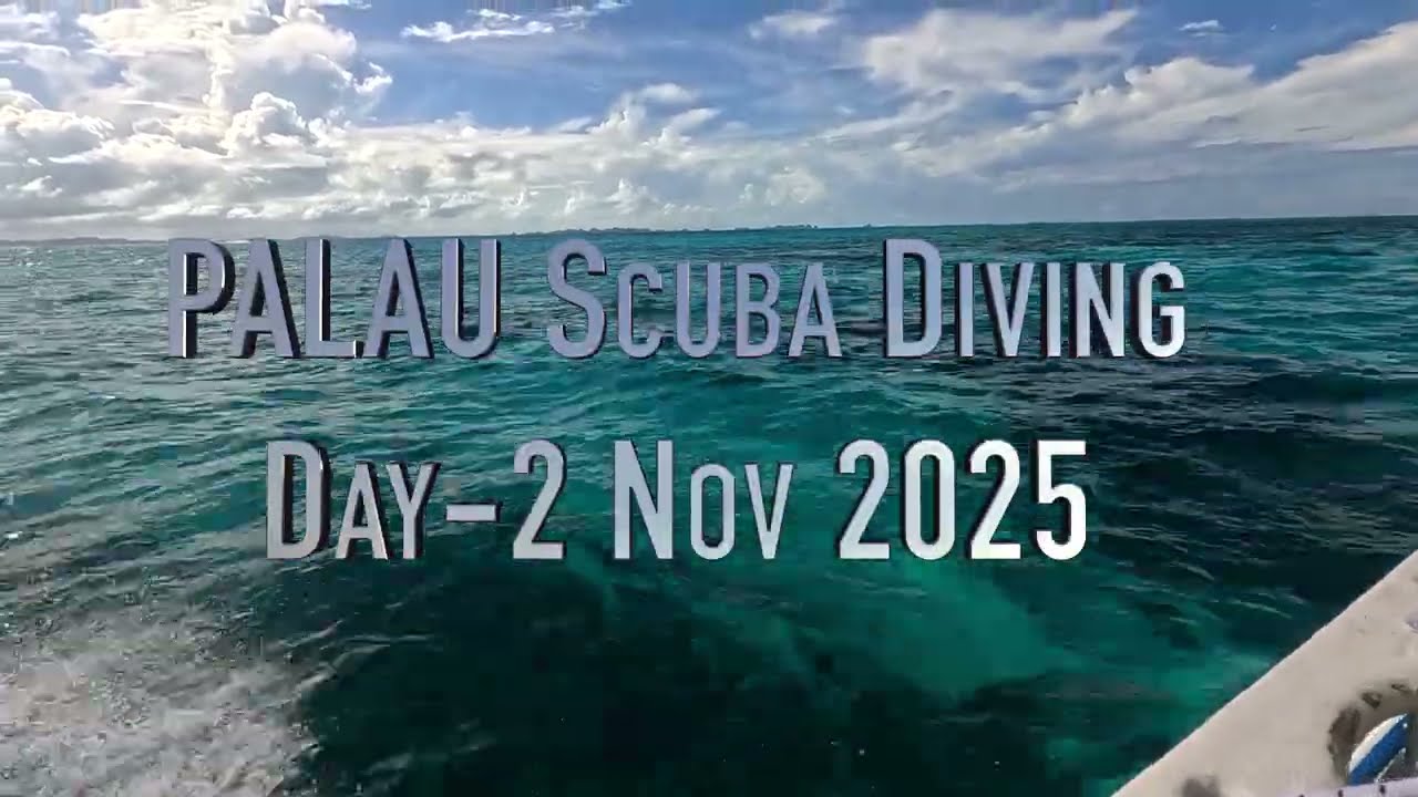 PALAU Scuba Diving Day-2 Nov 2025