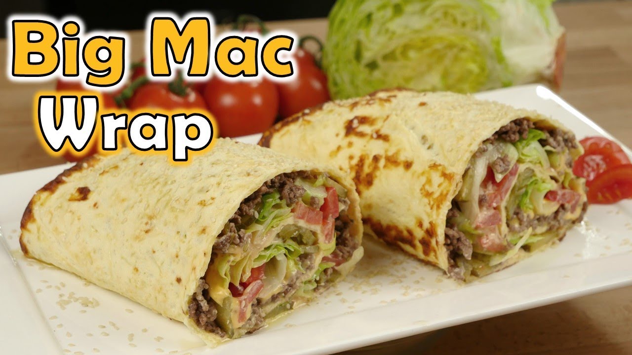Big Mac Wrap I Big Mac Rolle I Glutenfrei und Low Carb