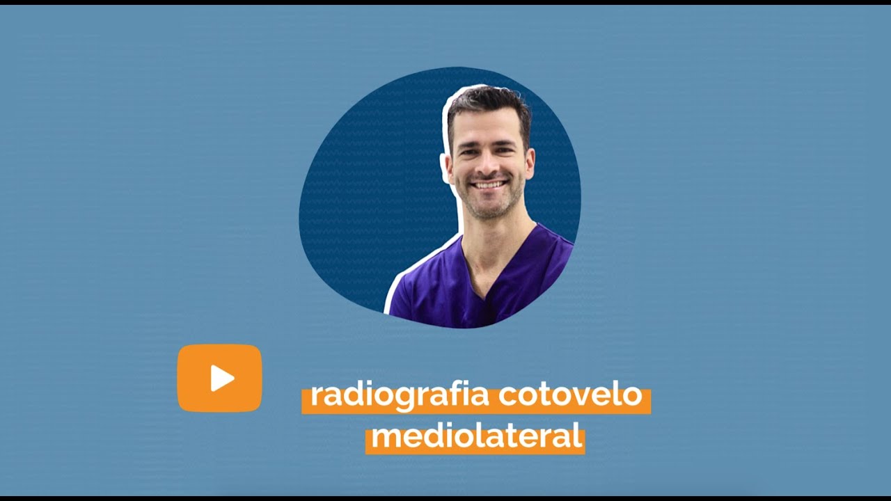 Radiografia mediolateral do cotovelo