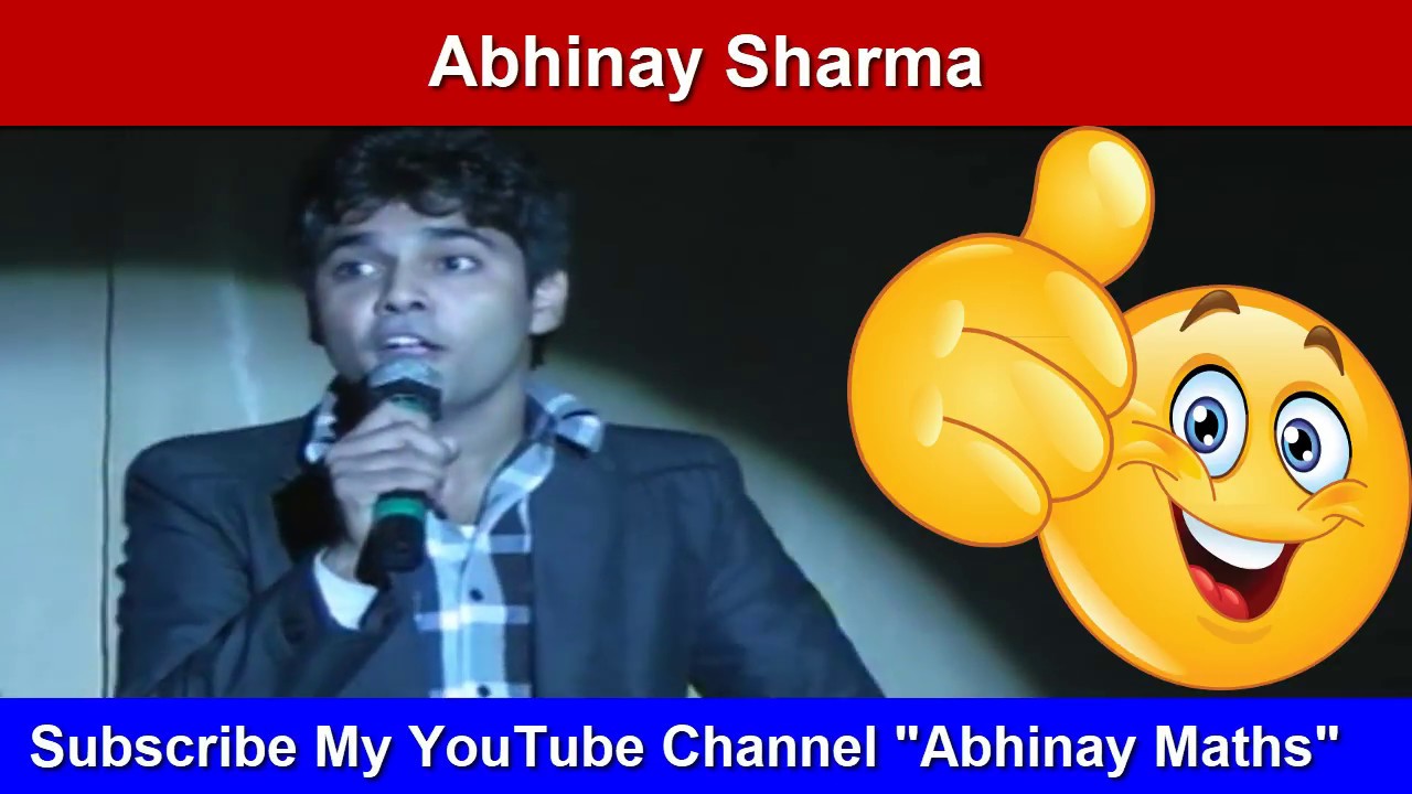 Abhinay Sharma Stand Up Comedy 8 Years Ago !!!