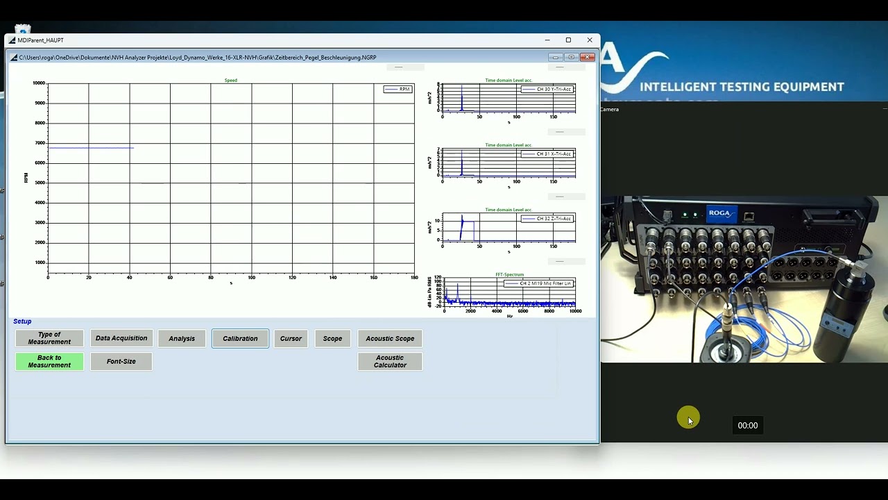 IEPE DAQ 32 channel measurement data acquisition IEPE sensors  32-XLR-NVH
