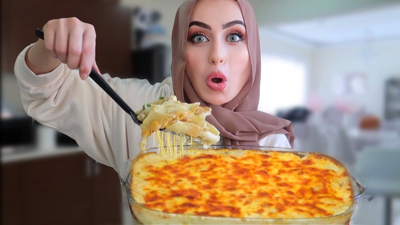 عملت اطيب معكرونة بالبشميل😲😍