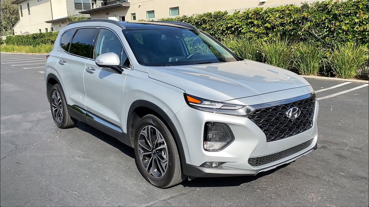 2020 Hyundai Santa Fe Limited 2.0T FWD Walkaround + Exhaust (No Talking)(ASMR)