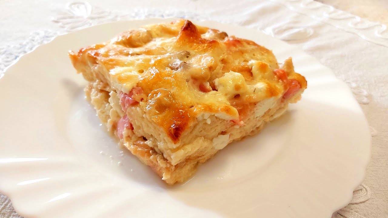 Gurmanska pita od starog kruha - hleba / Old Bread Pie