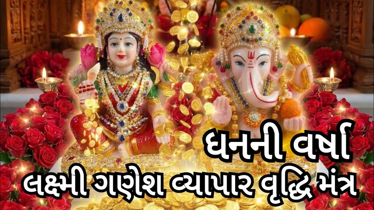 હે લક્ષ્મી ગણેશ – અમારા વ્યાપારમાં બરકત આપો. મારી સાથે ૫૧ વાર જાપ કરો. દુકાન અથવા ઓફિસમાં ચલાવો.