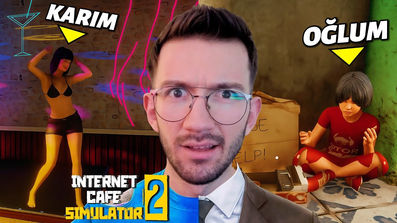 HEM ÇOCUĞUM OLDU HEMDE DÜKKANI BÜYÜTTÜM !! 2.BÖLÜM | INTERNET CAFE SIMULATOR 2