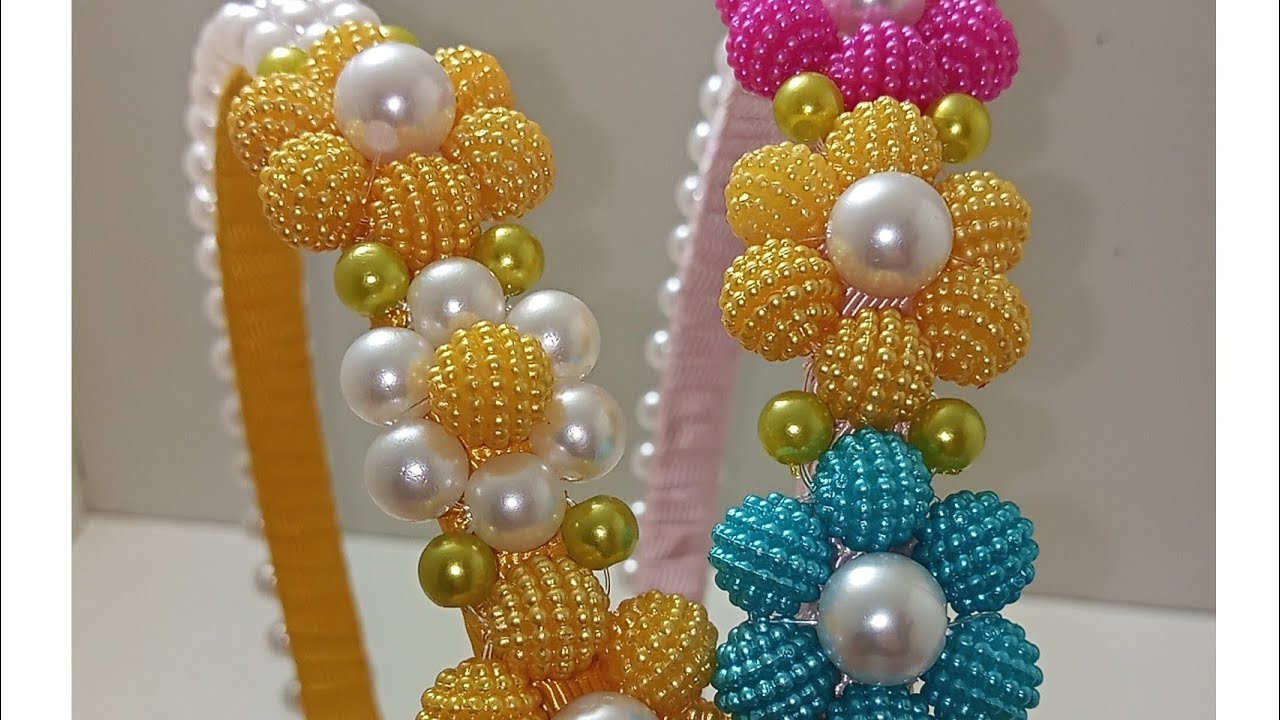 como fazer Tiara fácil de flor🌺