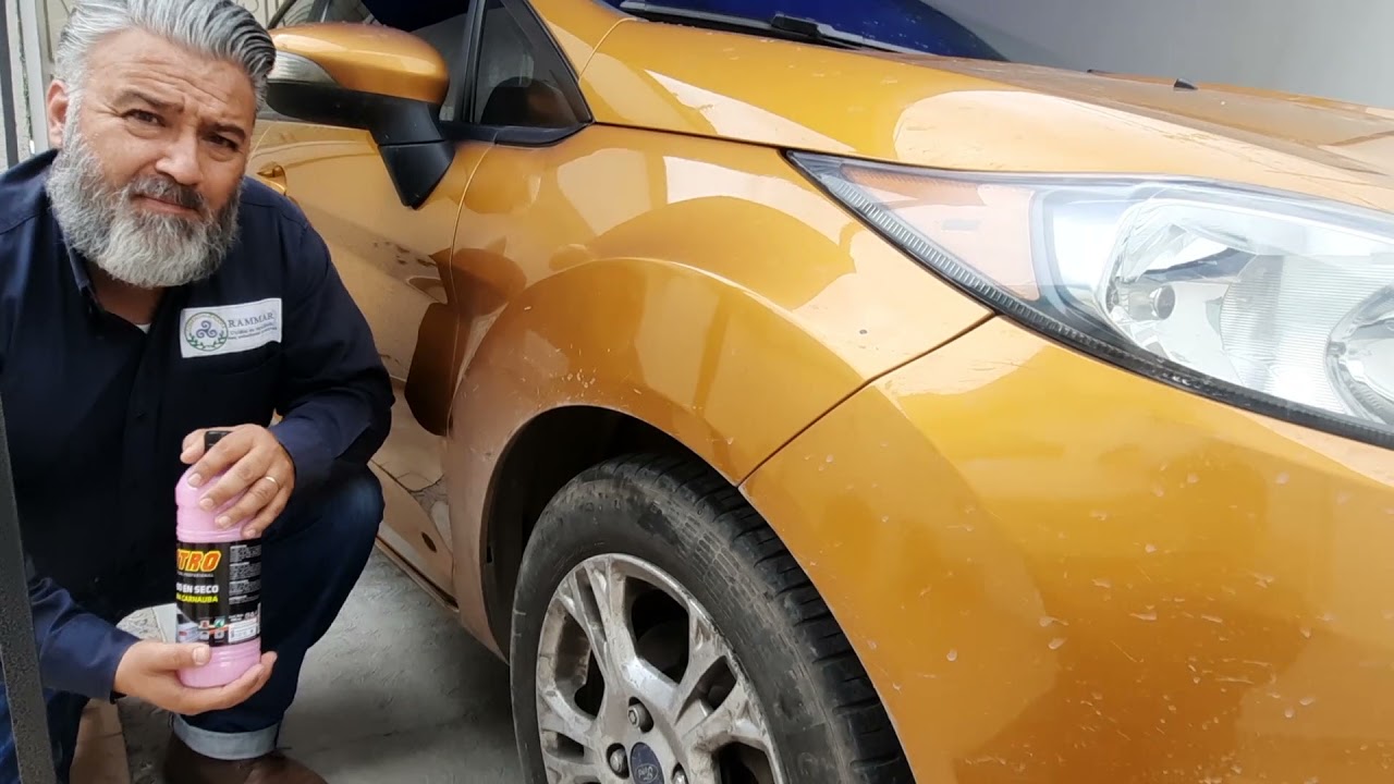 COMO LAVAR Y ENCERAR TU AUTO AL MISMO TIEMPO SIN AGUA CON LAVADO EN SECO CON CERA CARNAUBA DE NITRO