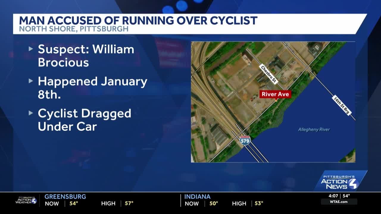 Man accused of aggressively beeping horn, striking bicyclist with his vehicle in Pittsburgh
