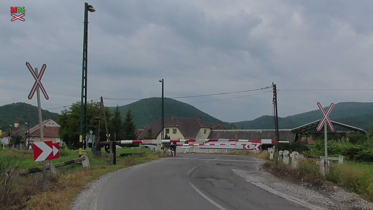 Vasúti átjáró Bódvaszilas #2 (H) - 23.8.2021 / Železniční přejezd / Hungarian railroad crossing