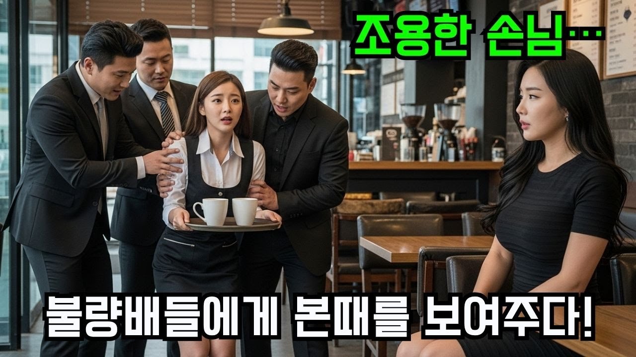 여직원이 괴롭힘당하자… 조용한 여성 손님이 사실 UDT 특수부대 중령이었다! 그리고 그녀의 응징이 시작됐다