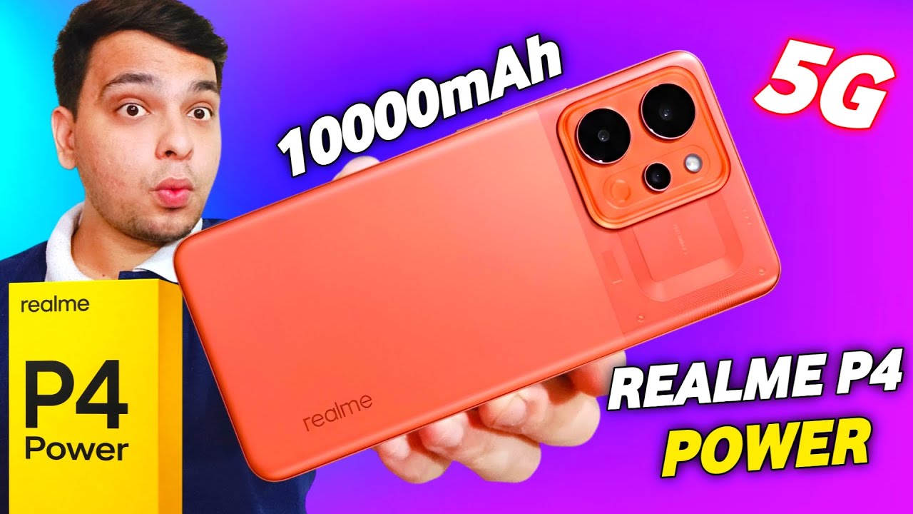 Realme P4 Power 5G is Here With 10000mAh Big Battery 🔥 Realme P4 Power Price in India & Features