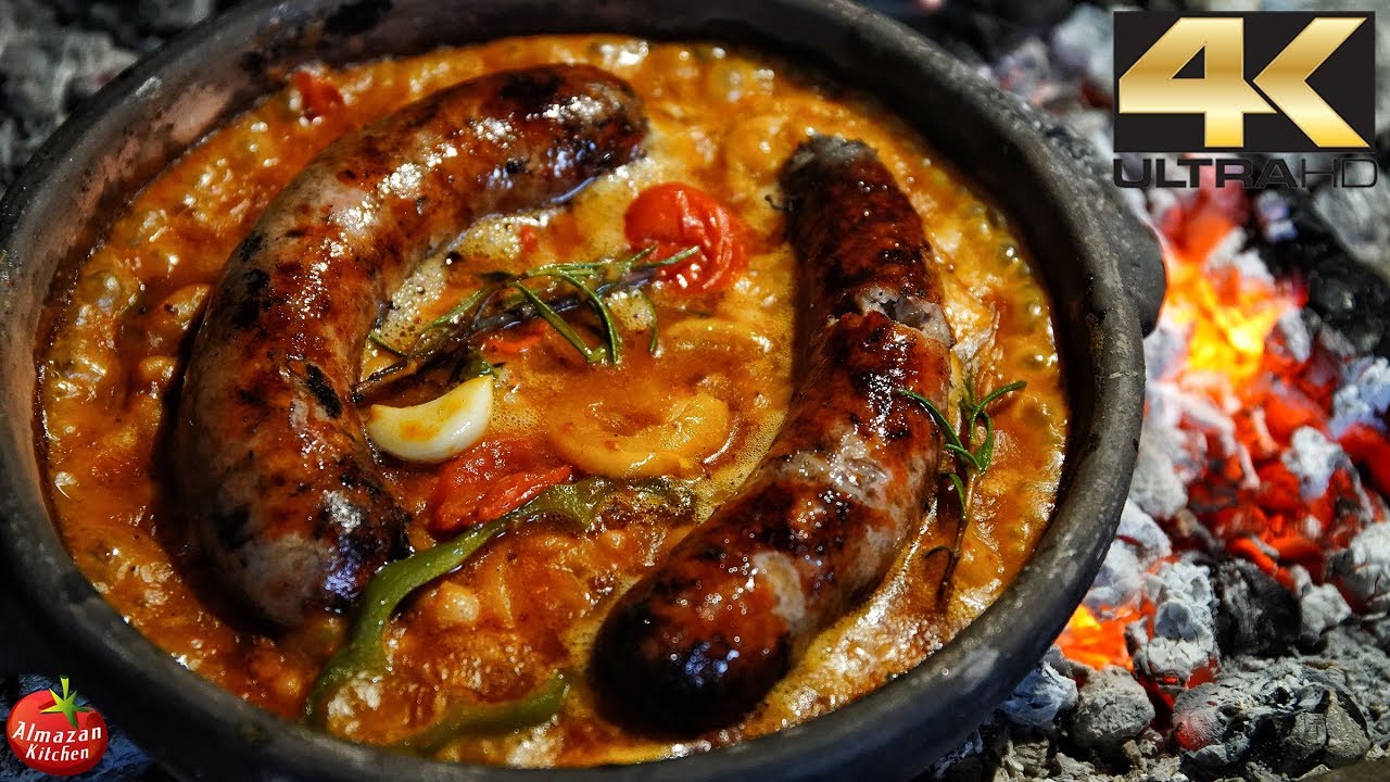 Эпические Бобы и Колбаски - Тавче, Кулинария в 4К