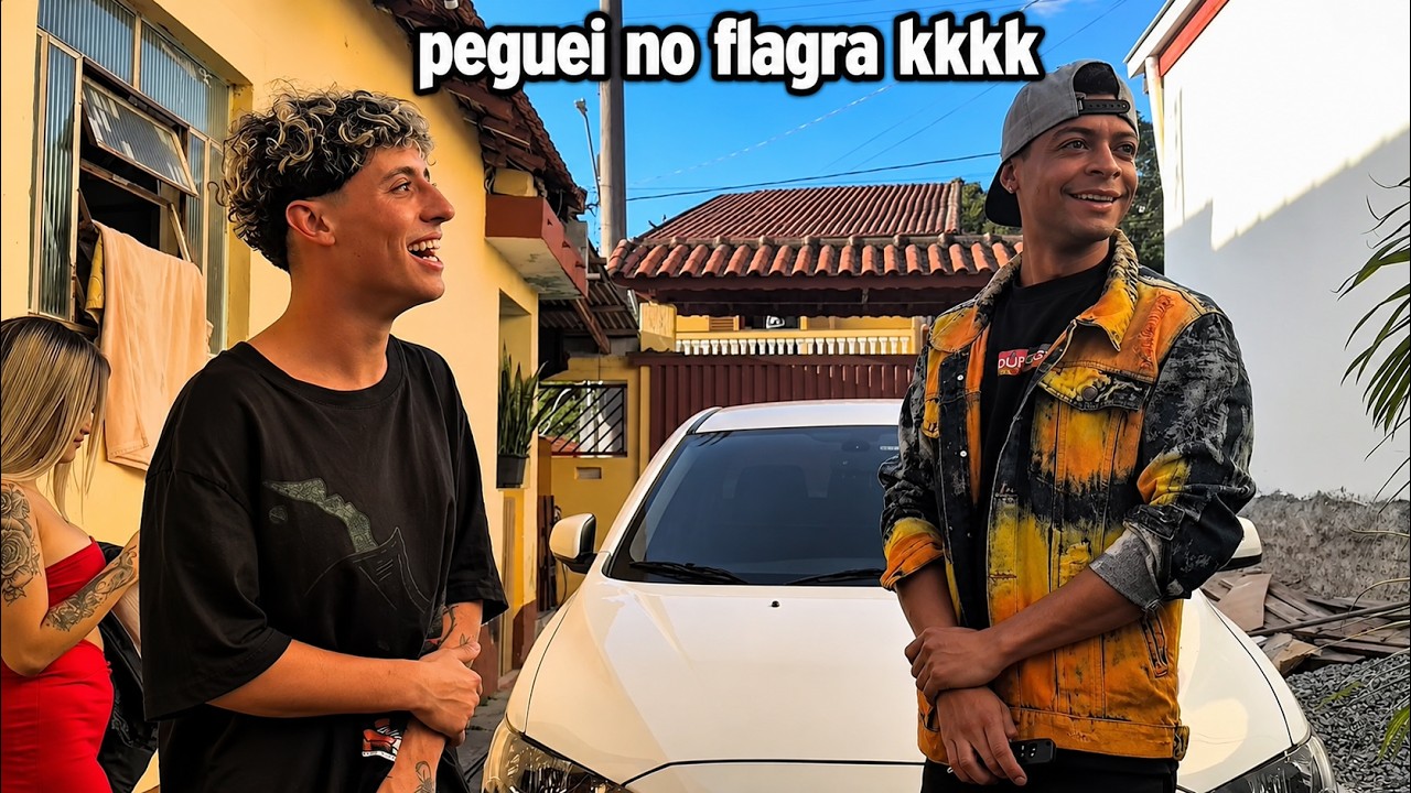 INVADI A CASA DO Z&Oacute;IO E PEGUEI ELE NO FLAGRA 😳